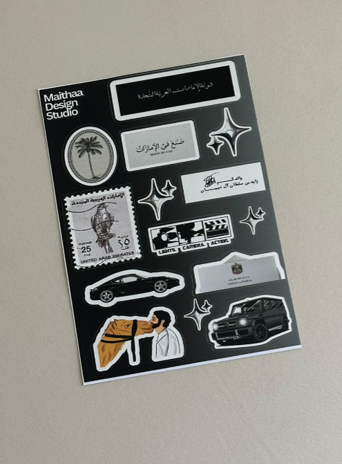 Hand-Designed Stickers by Maithaa