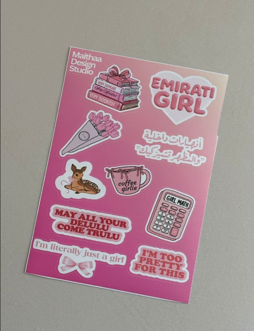 Hand-Designed Stickers by Maithaa